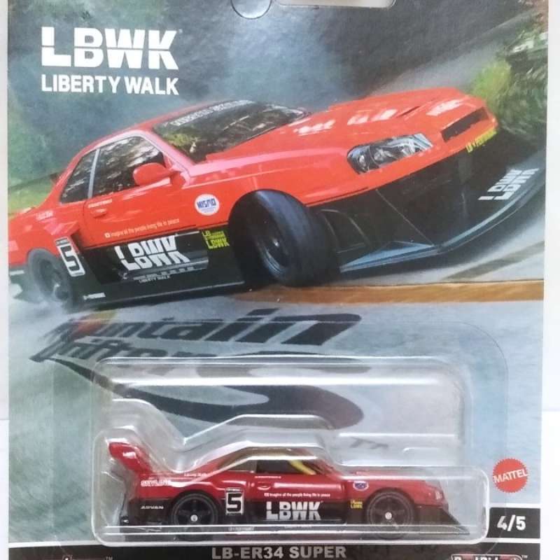 Promo Hot Wheels Premium Lbwk Nissan Skyline Lb Er Red Original Murah Diskon Di Seller