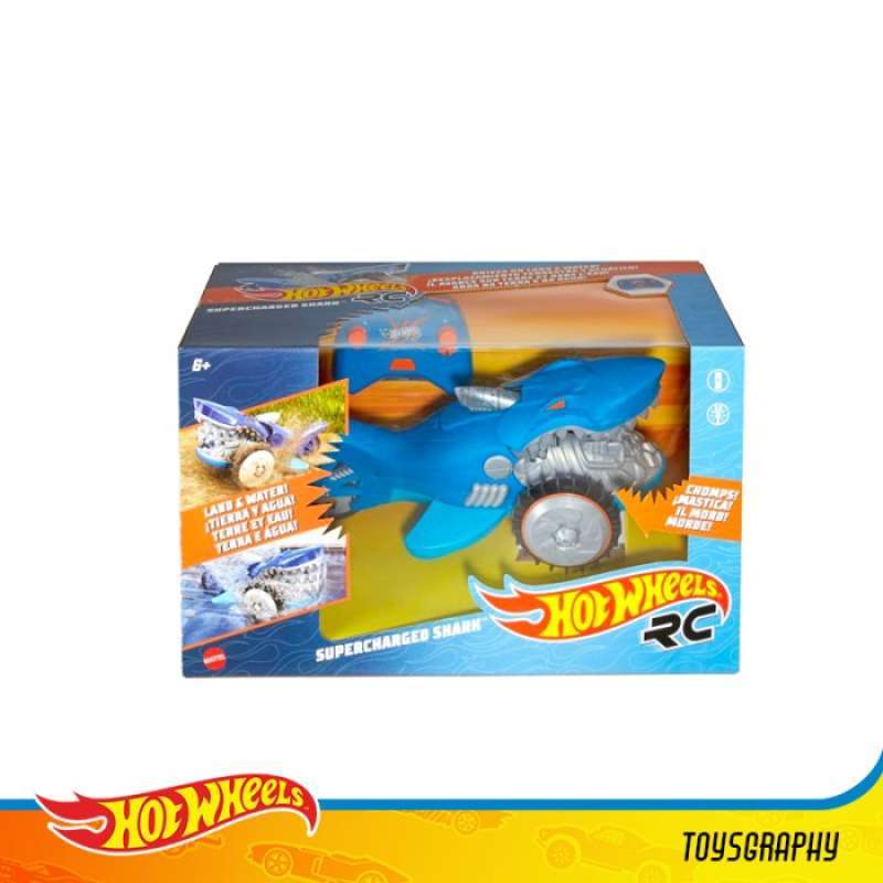 Promo Hot Wheels RC Supercharged Shark Remote Control Hotwheels Mattel Diskon Di Seller