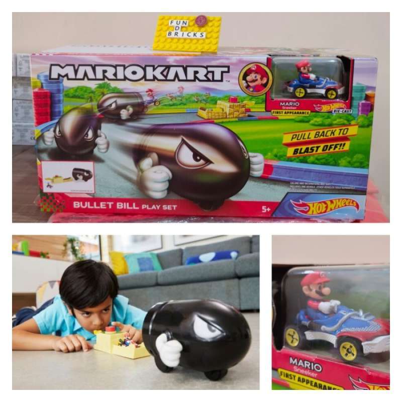 Promo Hot Wheels Mario Kart Bullet Bill Play Set Diskon 23 Di Seller Qairina Store Cengkareng