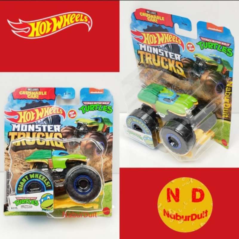 Promo HOT WHEELS MONSTER TRUCKS MATTEL HOTWHEELS LUTOFIA Leonardo Diskon Di Seller
