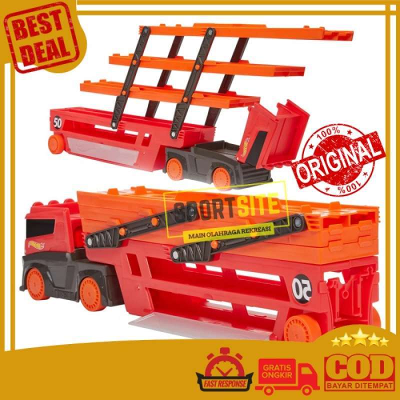 Promo Hot Wheels Hw Mega Hauler Truck Multi Layer Mainan Mobil Truk
