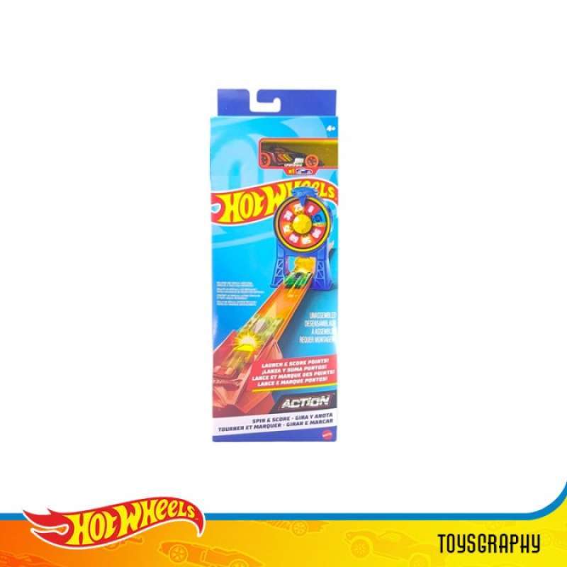 Promo Hot Wheels Action Launch Spin And Score Hotwheels Track Launcher Diskon 9 Di Seller