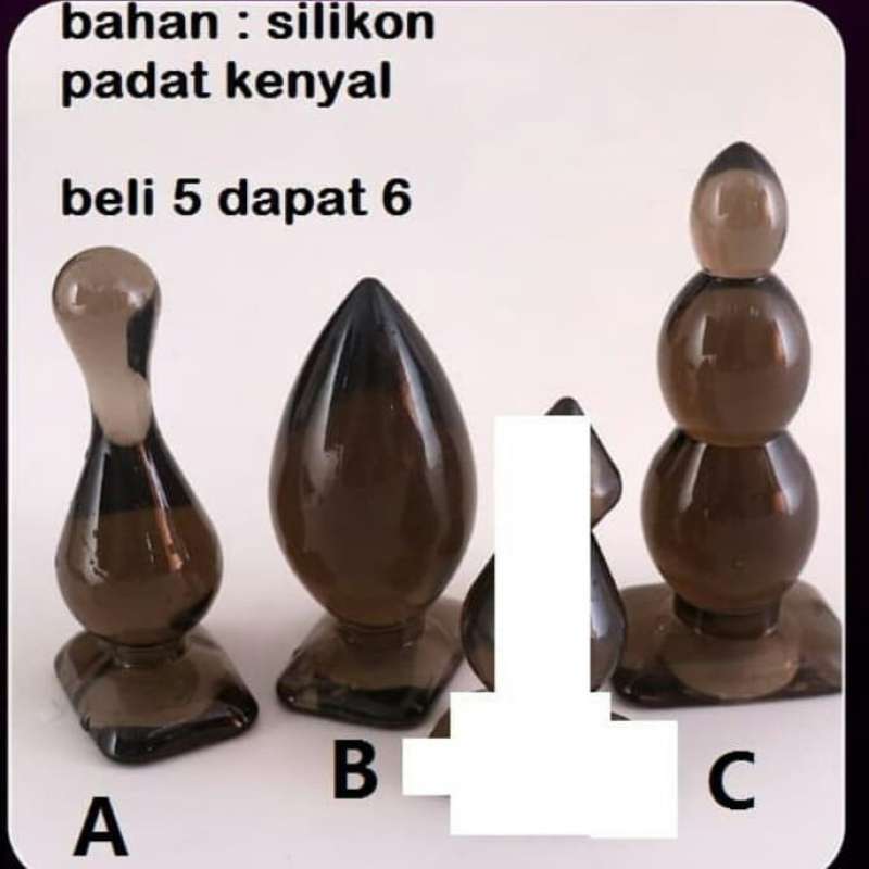 Promo Silikon Toys Pria Wanita Alat Bantu Sexual Dildo Butt Anal Plug