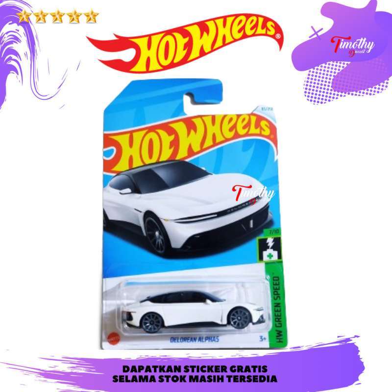 Promo Hot Wheels Delorean Alpha 5 Putih Polos Hw Green Speed Diskon 45 Di Seller Timothy
