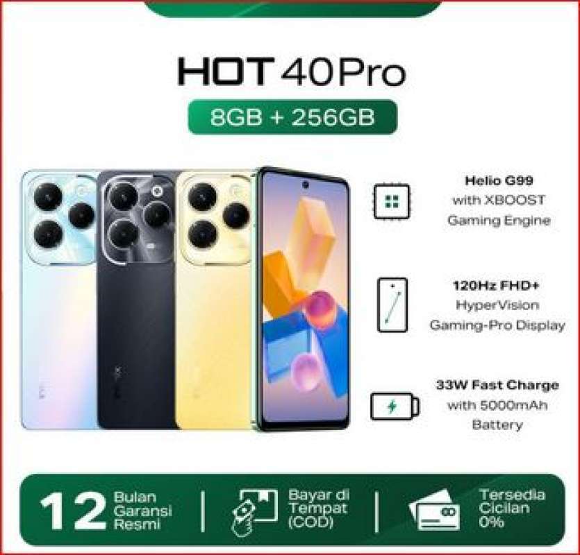 Jual Infinix Hot 40 Pro 8 256 Garansi Resmi Di Seller Louise Celluler Gunung Sindur Kab