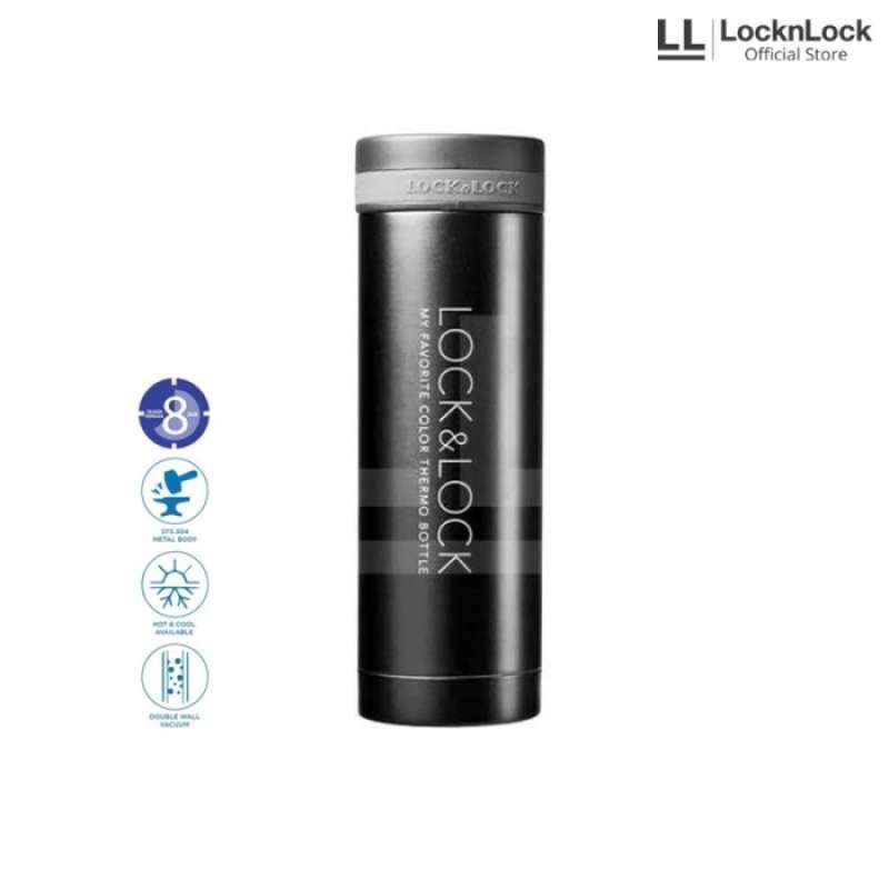 Promo Locknlock Hot And Cool Tumbler Botol Mini Mug Ml Lhc Hitam Diskon Di Seller