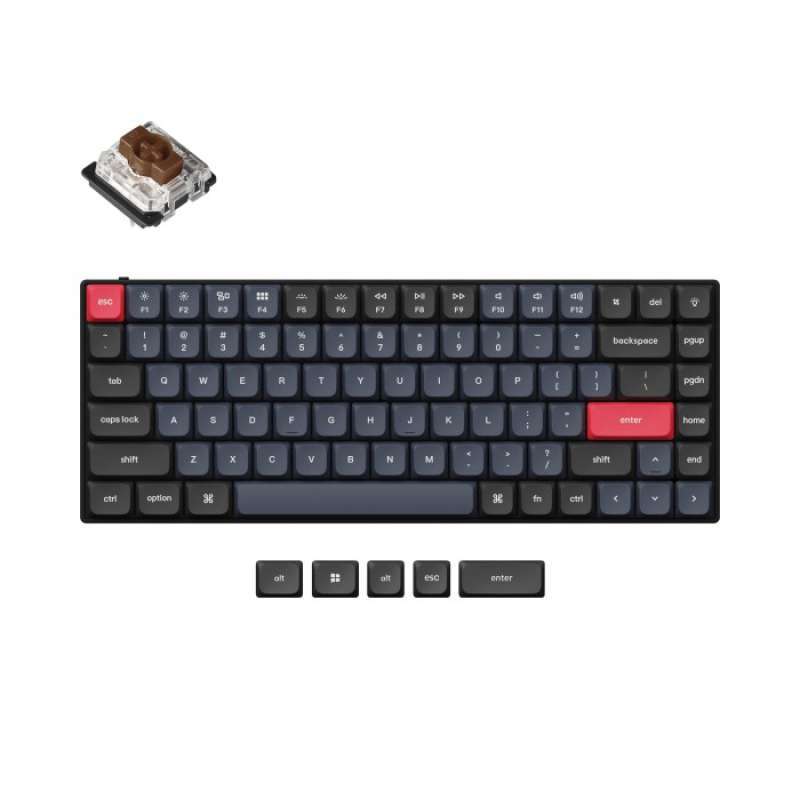 Promo Produk Ori Keychron S Qmk Rgb Backlight Hot Swappable Custom Mechanical Keyboard