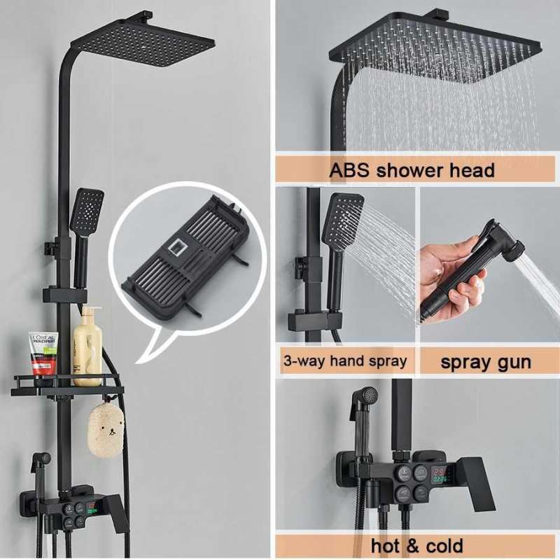 Jual Saflihcar Set Shower Mandi Way Hand Spray Gun Hot And Cold Display Dhc Shower Set Kamar