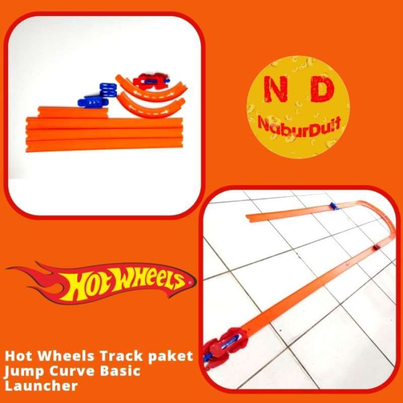Promo Hot Wheels Track Paket Jump Curve Belokan Mattel Diskon Di Seller Qairina Store