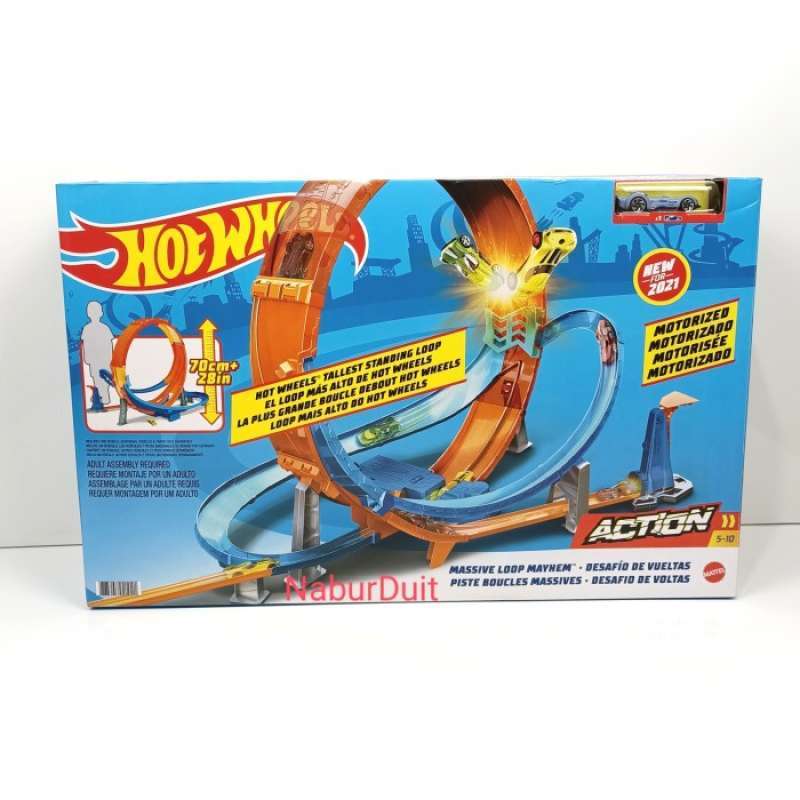 Promo Hot Wheels Massive Loop Mayhem Dgn Booster Ori Mattel Hotwheels Diskon 23 Di Seller