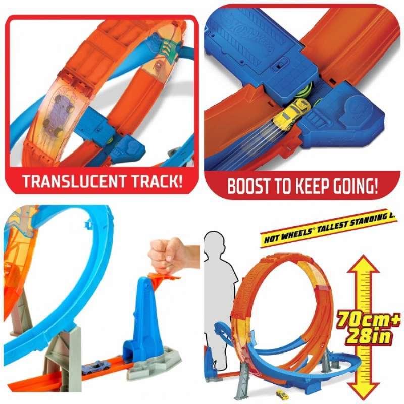 Promo Hot Wheels Massive Loop Mayhem Dgn Booster Ori Mattel Hotwheels Diskon 23 Di Seller