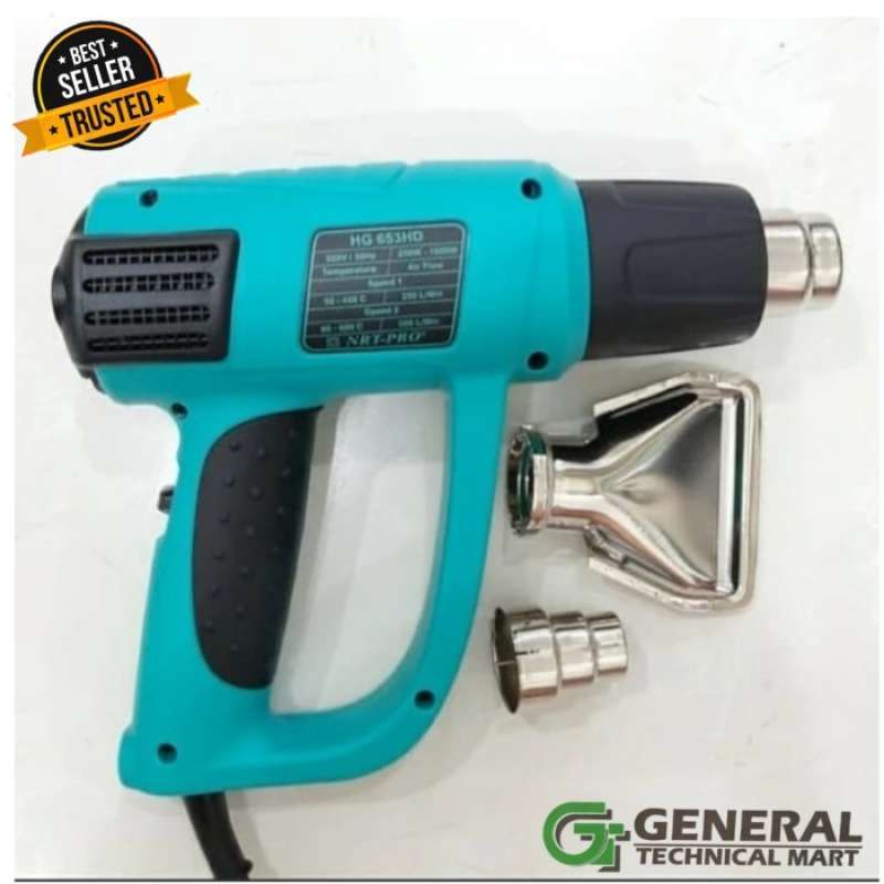 Promo NRT PRO HG 653 HD Hot Air Gun Heat Pistol Pemanas Listrik HG653 Diskon 23 Di Seller Rhmd