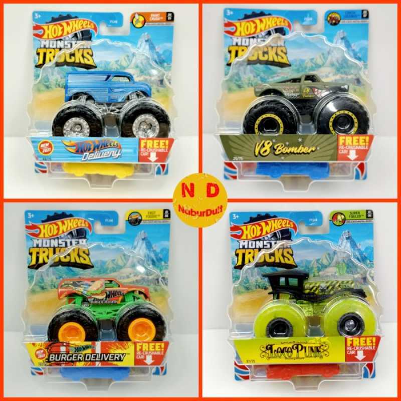 Promo Hot Wheels Monster Trucks Car Original Mattel Hotwheels Diskon Di Seller Alenila