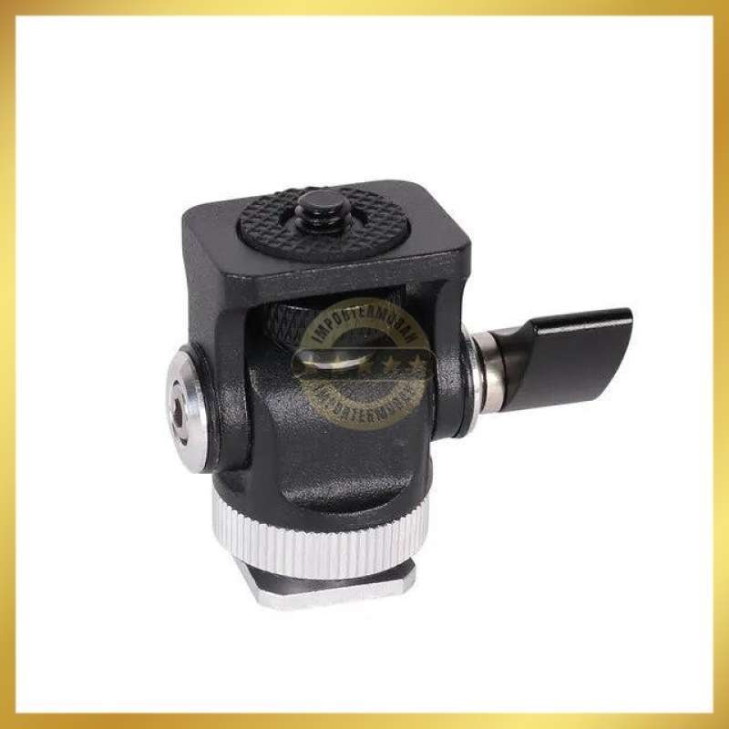 Jual Ball Head Camera Monitor Adjustable Pan Tilt Hot Shoe Inch Fr Di Seller Owl Store