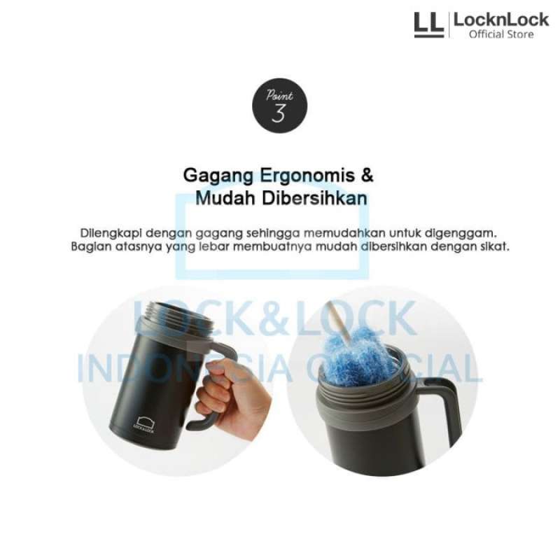 Jual Locknlock Termos Air Minum Hot Cool Ml Black Lhc B Hitam Di Seller Hachi