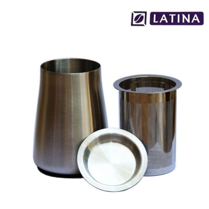 Promo Alat Kopi Latina Dosing Cup Mesh Flter Wadah Tampung Takar Saring Diskon Di Seller