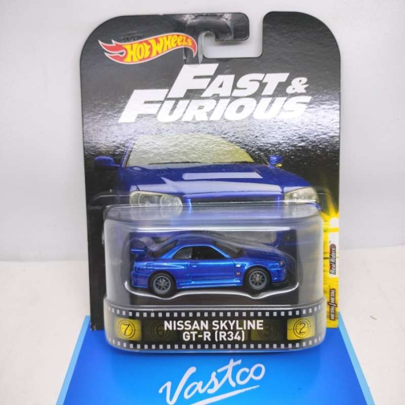 Promo Hot Wheels Fast Furious Nissan Skyline GT R R34 Hotwheels Retro Diskon 23 Di Seller