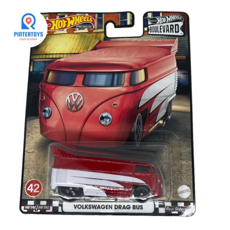 Promo Hot Wheels Hotwheels Volkswagen Drag Bus Red Boulevard Vw Kombi Diskon Di Seller