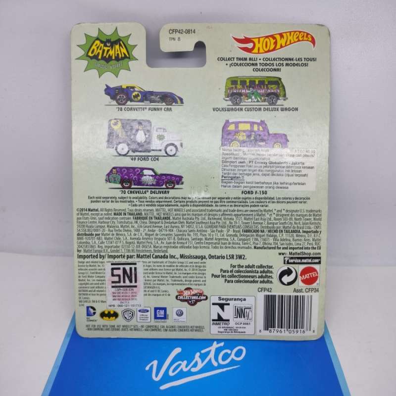 Promo Hot Wheels DC Comics Batman Classic Corvette Funny Car Hotwheels Diskon Di Seller
