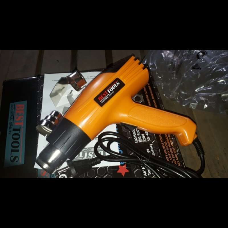 Promo BESTTOOLS Heat Gun Hot Air Bonus 2 Nozzle Electric Pistol Pemanas Diskon 23 Di Seller