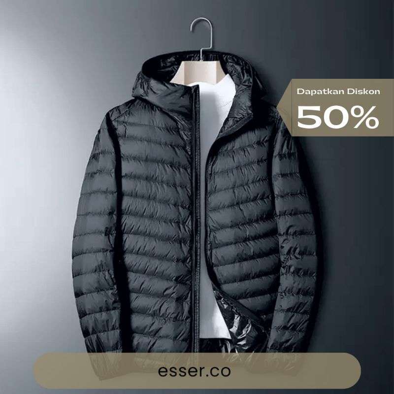 Jual Hot Jaket Puffer Pria Terbaru Tebal Hangat Tahan Angin Jaket Kembung Jaket Motor Jaket