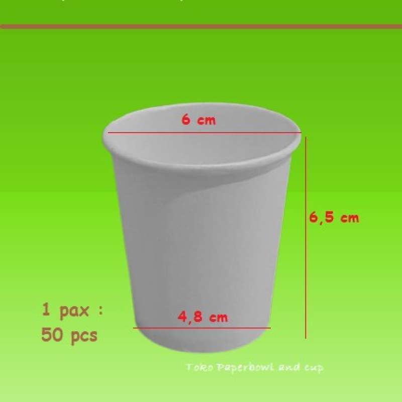 Promo Paper Hot Cup 4 Oz 120 Ml Polos Gelas Kertas Isi 2000 Pcs Dus Diskon 23 Di Seller Walima