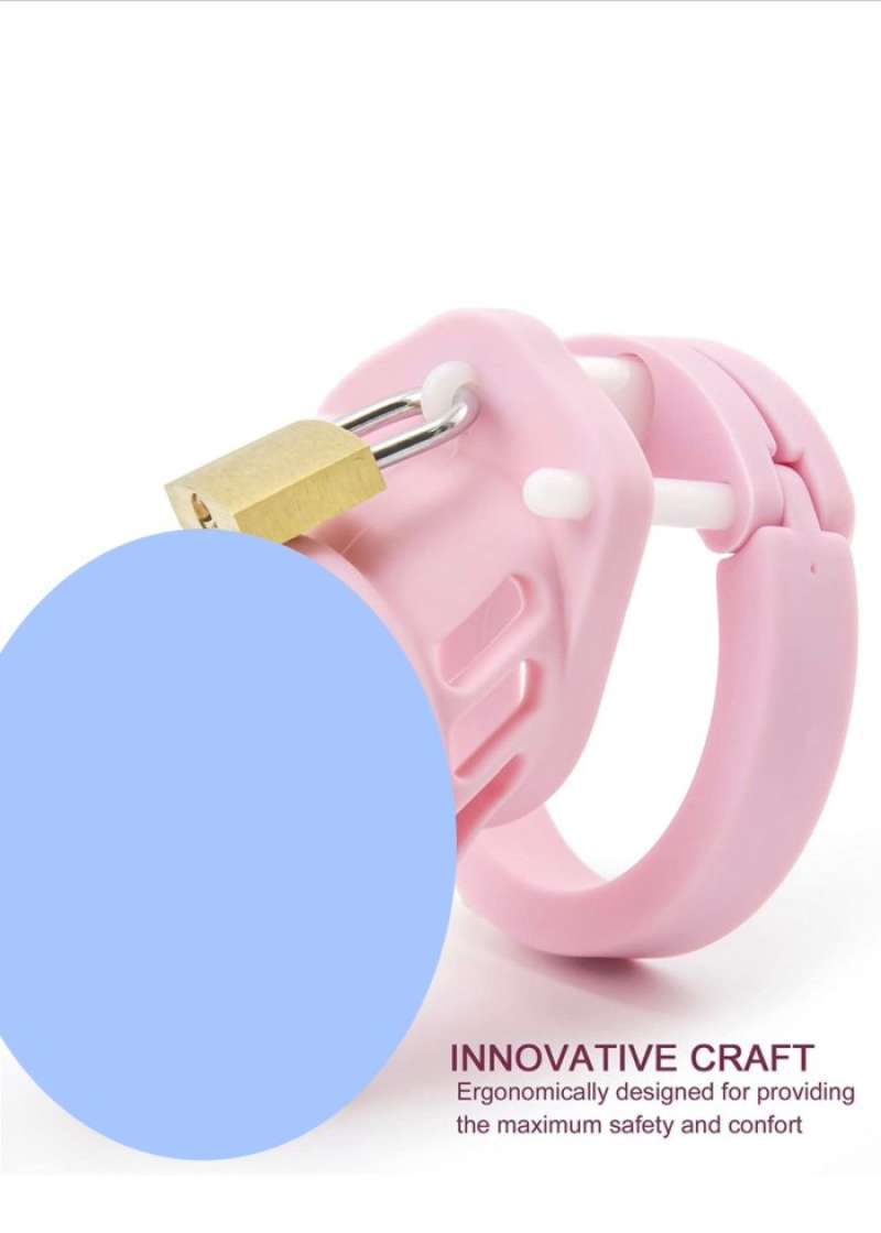 Promo Advanced Silicone Chastity Cage Alat Bantu Pemuas Sex Toys Pria