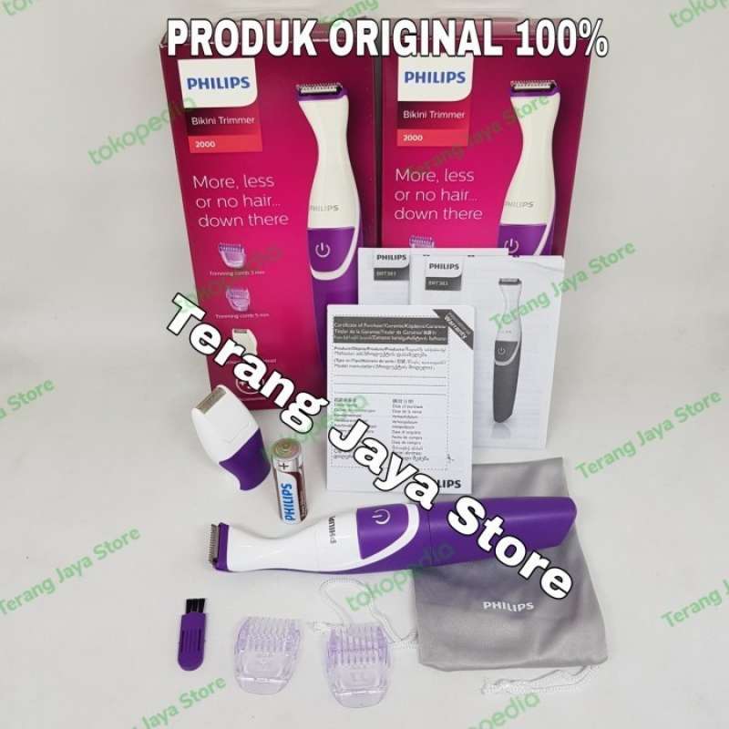 Jual Bikini Trimmer Philips Brt383 Lady Trimmer Brt 383 Lady Shave