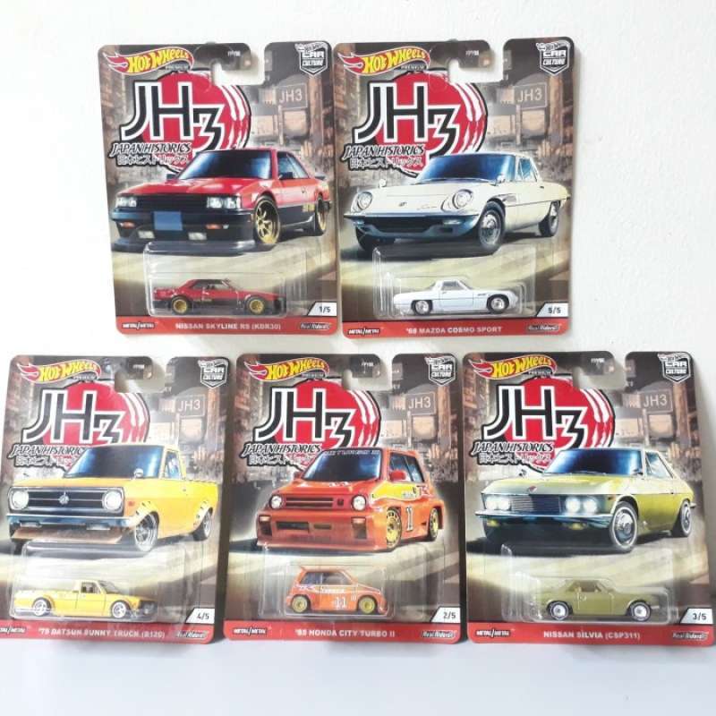 Promo Hot Wheels Set Japan Historics Jh Retro Ban Karet Hw Car Culture Diskon Di Seller