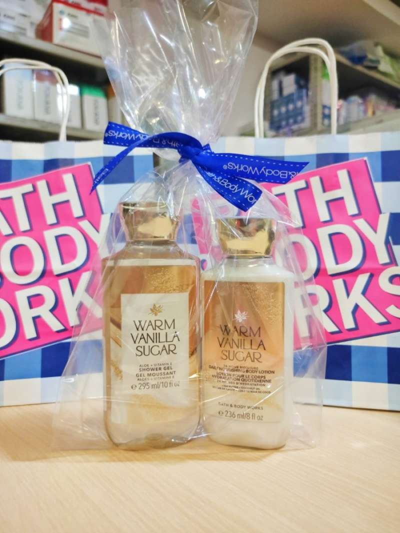 Promo BATH BODY WORKS BBW WARM VANILLA SUGAR GIFT SET Diskon 23 Di