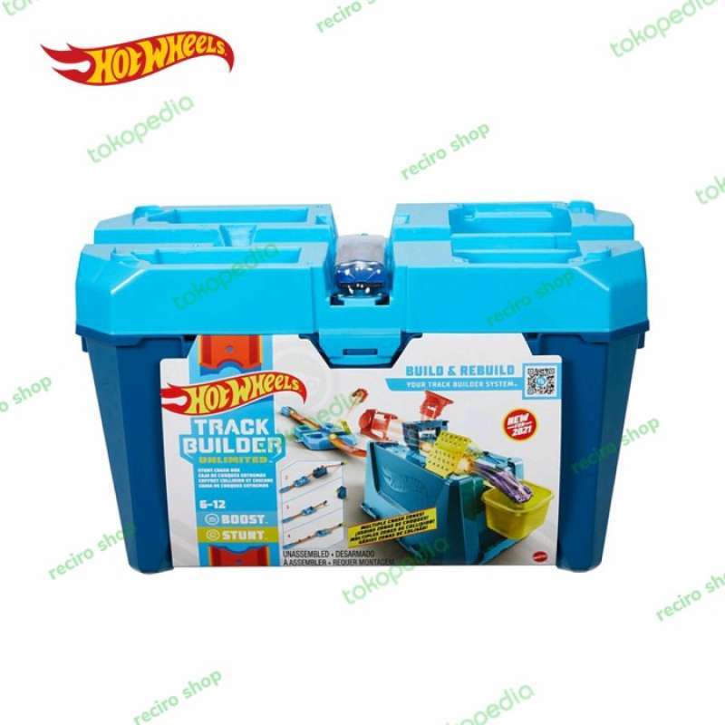 Promo HOT WHEELS TRACK BUILDER UNLIMITED STUNT CRASH BOX LUTOFIA Diskon Di Seller Lutofia