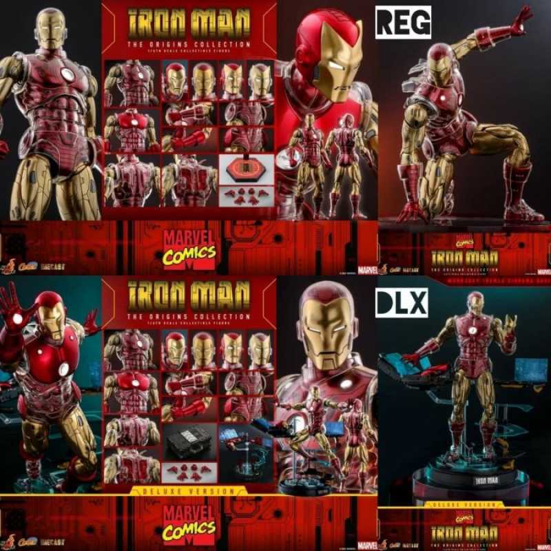 Promo Hot Toys CMS 08D38 Iron Man Marvel Comics The Origins DELUXE Diskon 23 Di Seller Qairina