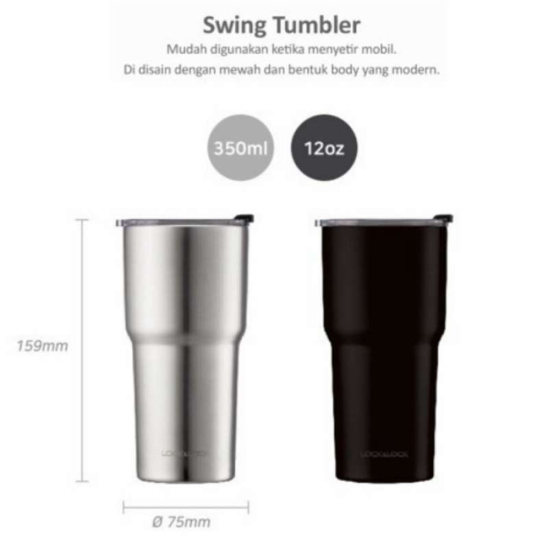 Promo Locknlock Swing Tumbler Mug Termos Hot Cool Ml Lhc Diskon Di Seller Indah
