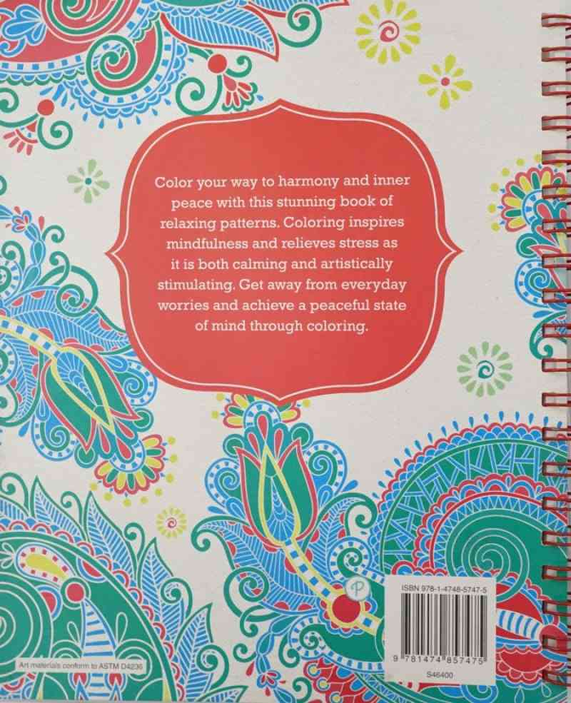 Promo Buku Bbw The Coloring Book Of Harmony Blissful Patterns To