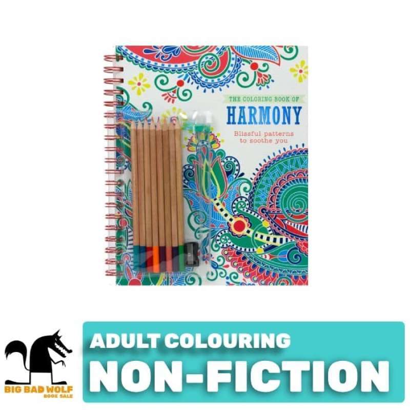Promo Buku Bbw The Coloring Book Of Harmony Blissful Patterns To
