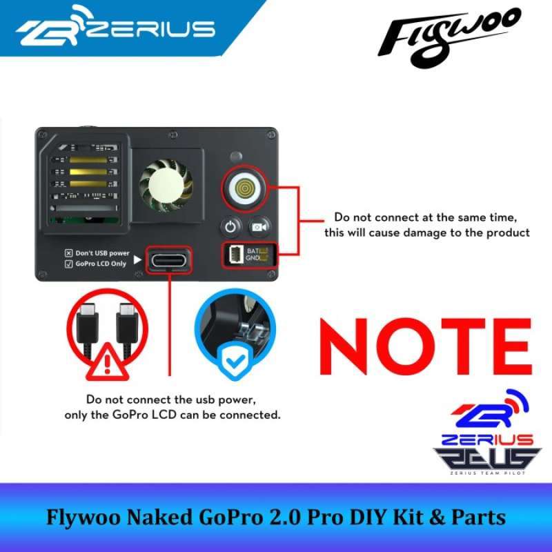Jual Flywoo Naked Gopro Pro Diy Kit And Parts Front Cnc Case Di Seller Noelle Cengkareng