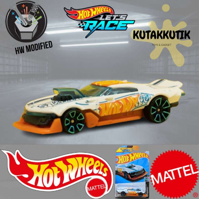 Jual Hot Wheels Mobil Balap Mod Speeder Putih Orange Lot F Hw Modified Di Seller Kutakkutik