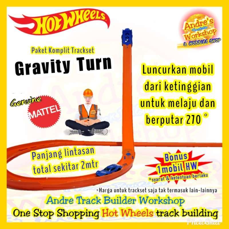 Jual Hotwheels Track Gravity Drop Ori Mattel Hot Wheels Track Speed