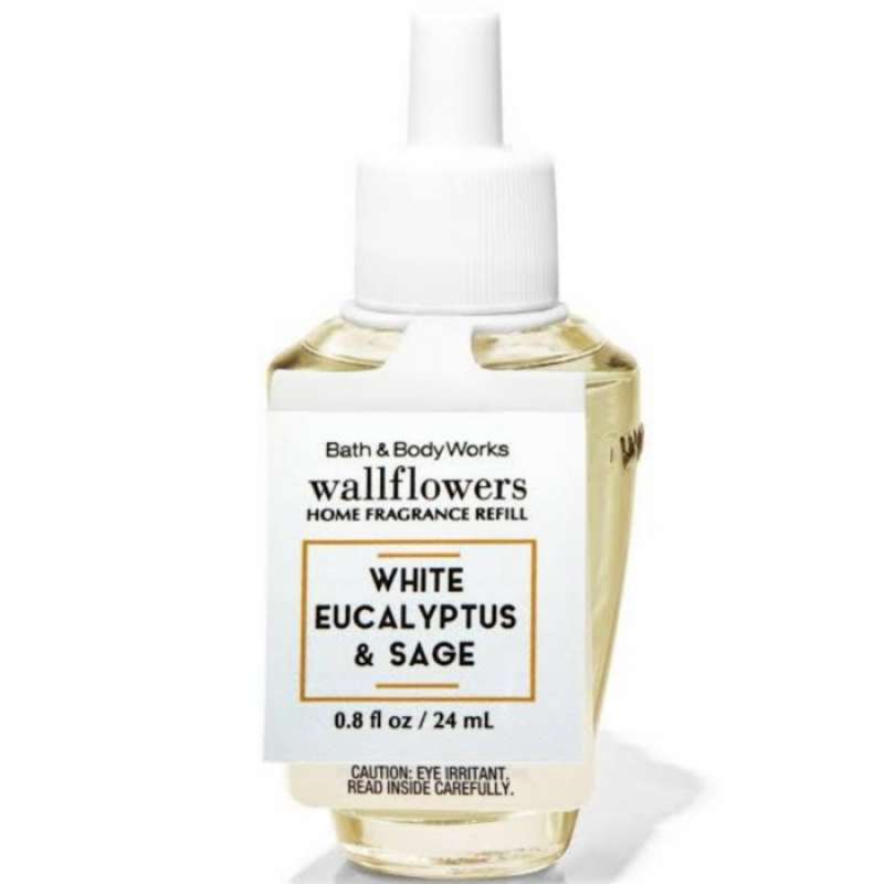 Promo Bath Body Works Bbw White Eucalyptus Sage Wallflower Refill