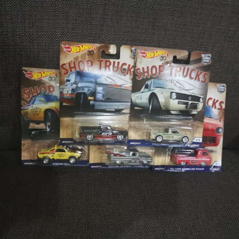 Jual Hot Wheels Shop Trucks Set Isi Chevy Silverado Borla Vw Caddy Di Seller Enzo Store