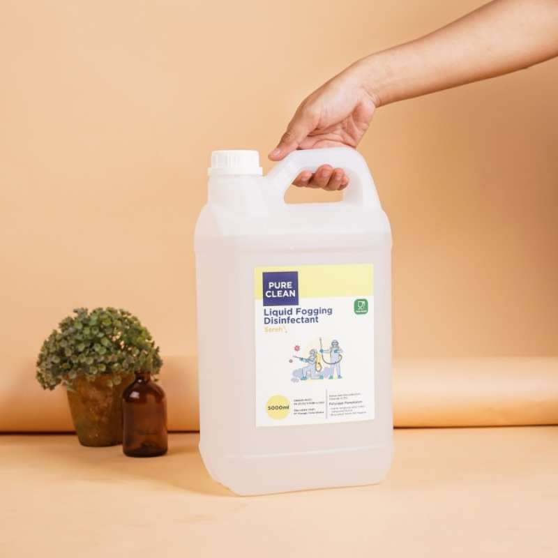 Promo Fogging Liquid Disinfektan Pure Clean L Food Grade Hot Fogging Gojek Diskon Di Seller