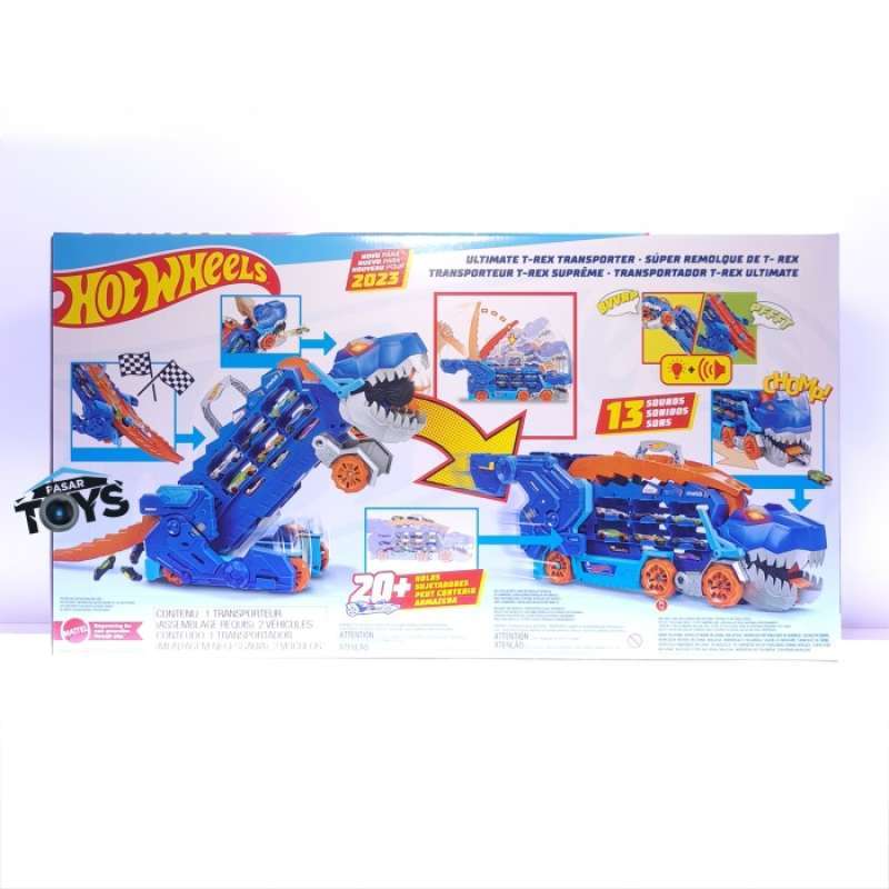Jual Hot Wheels City Ultimate T Rex Transporter Original Mattel Di Seller Pasar Toys Kapuk