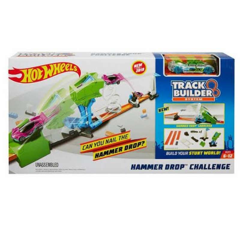 Promo Hot Wheels Track Builder Hammer Drop Challange Hotwheels Diskon 23 Di Seller Prasywa Shop