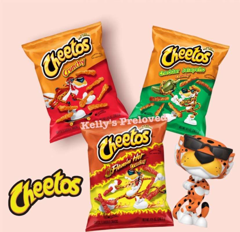 Promo Cheetos Crunchy Cheddar Jalapeno Flamin Hot Made In Usa Diskon Di Seller Rizky