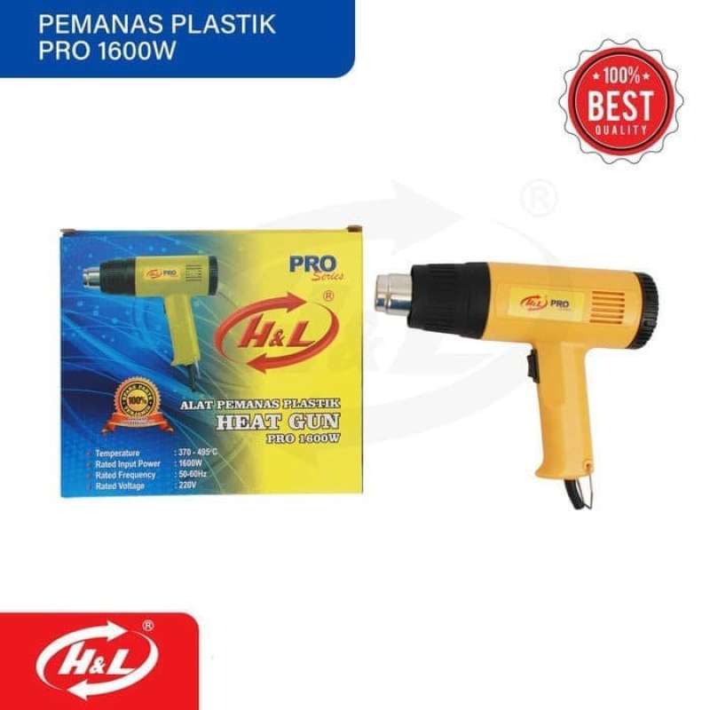 Promo HL Heat Gun Pro 1600W Alat Pemanas Plastik Hot Gun Diskon 23 Di Seller Rhmd