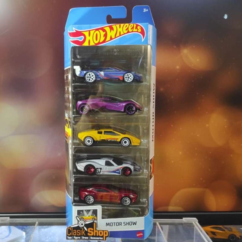Promo HOT WHEELS GIFT PACK 5 NIGHTBURNERZ DATSUN 620 MAZDA PRELUDE LUTOFIA Motor Show Diskon