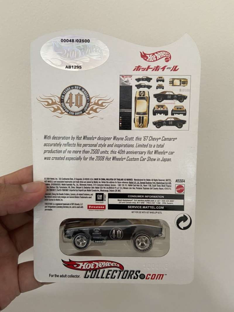 Promo HOT WHEELS TH ANNIVERSARY JAPAN CONVENTION CAMARO LUTOFIA Diskon Di Seller