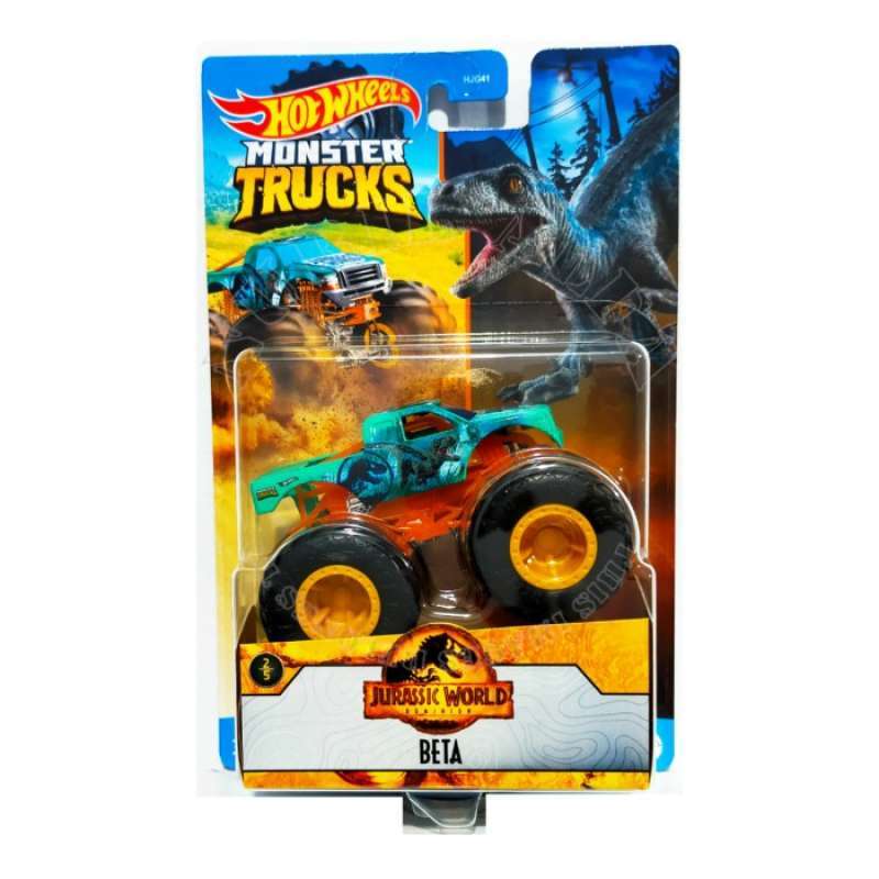 Promo Hot Wheels Monster Trucks Jurassic Series Hotwheels Truck Lutofia Beta Diskon