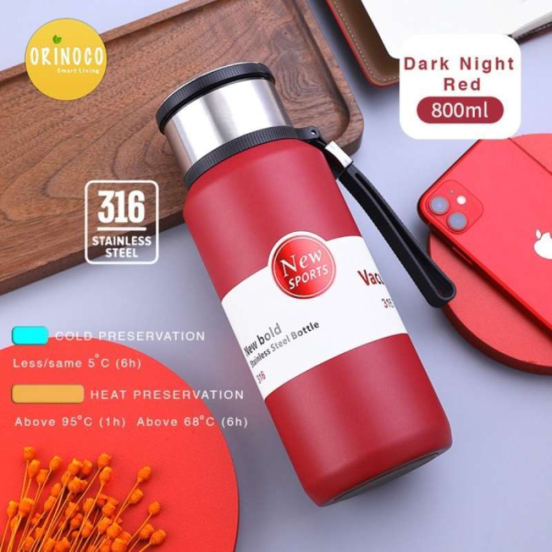 Promo NOCO BOTOL TERMOS HF 900 VACUUM FLASK 800ML COLD HOT ANTI TUMPAH Diskon 50 Di Seller