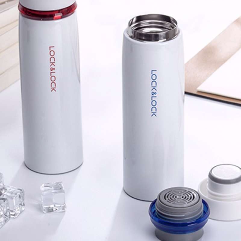 Promo Locknlock Termos Air Minum Feather Ring Vacuum Hot Cool 450ml New Diskon 33 Di Seller